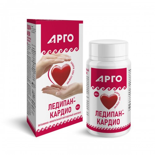 Купить Витаминно-минеральный обогащенный комплекс Ледипан-кардио, капсулы, 60 шт  г. Ногинск  