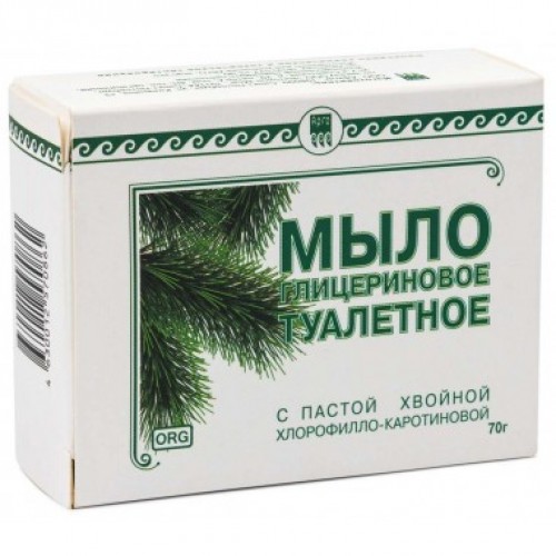 Купить Мыло туалетное глицериновое Фитолон с пастой хвойной хлорофилло-каротиновой  г. Ногинск  