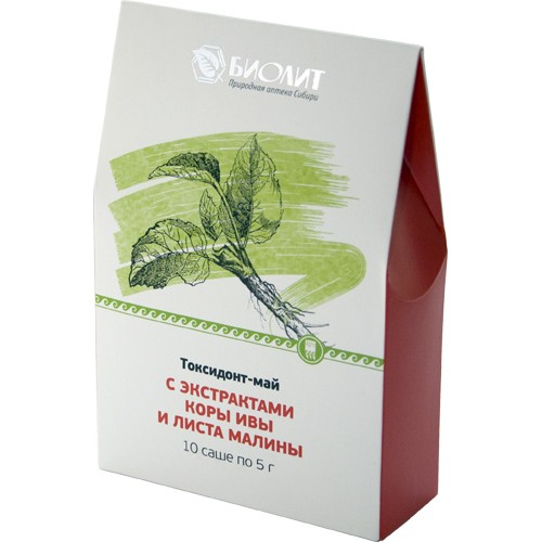 Купить Токсидонт-май с экстрактами коры ивы и листа малины  г. Ногинск  