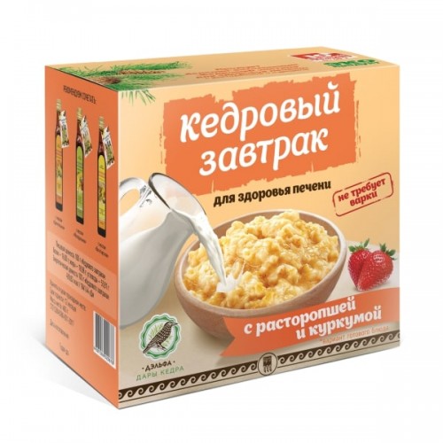 Купить Завтрак кедровый для здоровья печени с расторопшей и куркумой  г. Ногинск  
